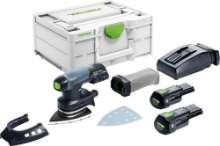 Afbeeldingen van Festool accu-vlakschuurmachine DTSC 400 3,0 I-Plus - 18V 2x 3.0Ah Li-on accu - inclusief snellader in Systainer 