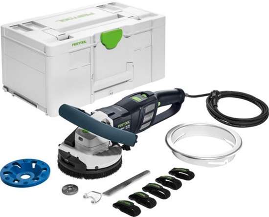 Afbeeldingen van Festool renovatieslijpmachine RENOFIX RG 130 ECI-Set DIA TH - 1600 Watt - inclusief diamantschijf, spanflens en geleidezool in Systainer 