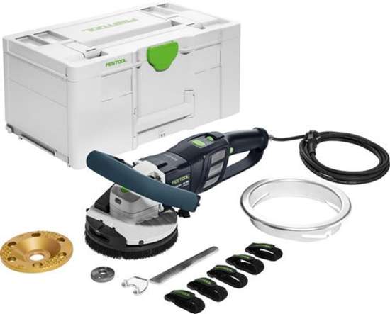 Afbeeldingen van Festool renovatieslijpmachine RENOFIX RG 130 ECI-Set DIA PA - 1600 Watt - inclusief diamantschijf, spanflens en geleidezool in Systainer 