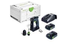 Afbeeldingen van Festool accu-schroefboormachine CXS 18-C 3,0-Plus - 18V 2x3.0Ah accu - inclusief snellader in Systainer