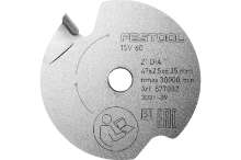 Afbeeldingen van Festool voorritser DIA - Ø47x2,5mm asgat Ø6,35mm - Tandvorm T