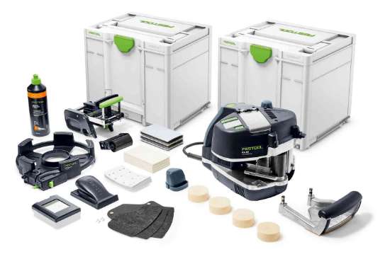 Afbeeldingen van Festool kantenlijmer KA 65-Set - 100-210° - inclusief geleidetafel en kantverwerkingsset in Systainer