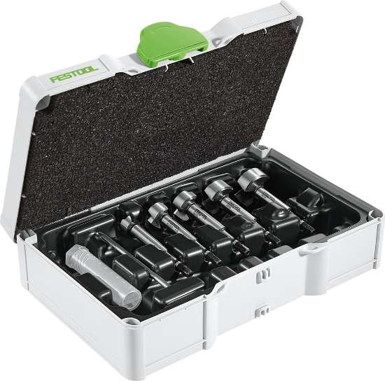 Afbeeldingen van Festool Centrotec Cilinderkopboor Set SYS3 S 76-FB CE-SORT/5