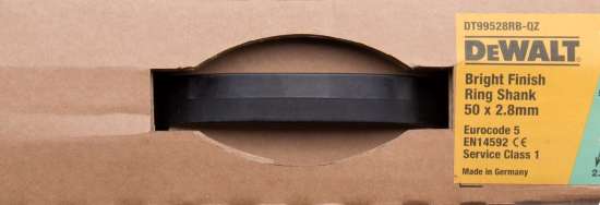 Afbeeldingen van DeWalt ringnagels - 2.8x50mm - t.b.v. constructietacker 