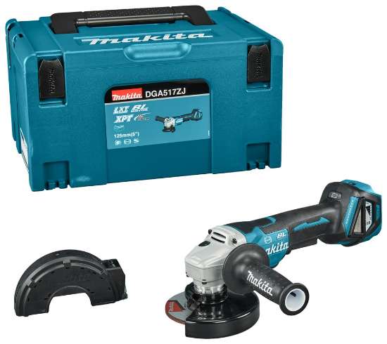 Afbeeldingen van Makita haakse slijper DGA517ZJ - 18v 125mm 