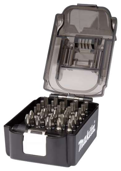 Afbeeldingen van Makita bitset - 31 delig 25mm - in accuvormige box