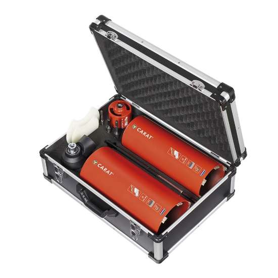 Afbeeldingen van Carat Diamantboorset 82mm + 132mm + 162mm + Accessoires