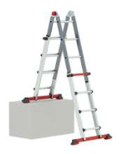 Afbeeldingen van Altrex vouwladder Varitrex Tele PRO - 4x4 sporten - telescopisch verstelbaar