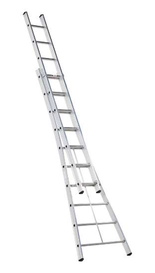 Afbeeldingen van Altrex Aluminium ladder - 2-delige opsteekladder Kibo