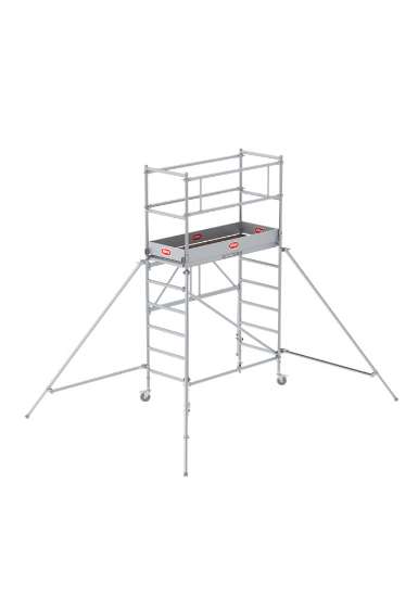 Afbeeldingen van Altrex Kamersteiger RS TOWER 34 - Werkhoogte 3.8 meter - Platformlengte 1.65 meter Hout 