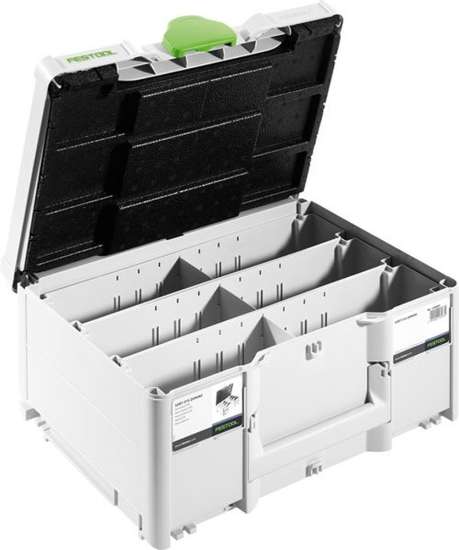 Afbeeldingen van Festool systainer³ SORT-SYS3M187 DOMINO - Geschikt voor 4 accupacks en 2 laders