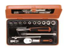Afbeeldingen van Bahco 1/4'' dopsleutelset 15 Delig A716DM