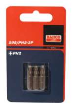 Afbeeldingen van Bahco bits ph3 25mm 1/4 blister a 3 stuks