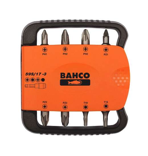 Afbeeldingen van Bahco bits set 17 Delig pz,ph,torx,hex