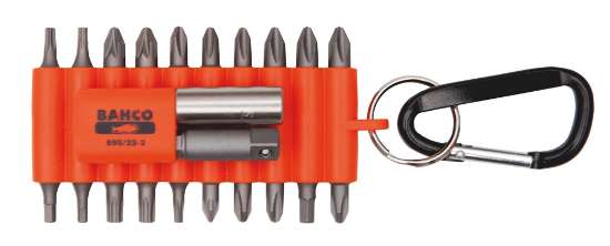 Afbeeldingen van Bahco rubberen bithouderset 22 Delig sl, ph, pz, torx Op=Op