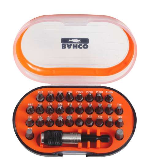Afbeeldingen van Bahco bits set 31 Delig ph,pz,tr