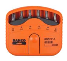Afbeeldingen van Bahco bits set 7 Delig ph,pz,torx