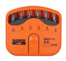 Afbeeldingen van Bahco bits set 7 Delig ph2,t15,t20,t25