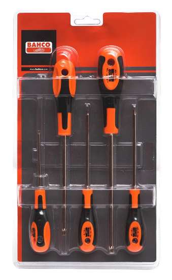 Afbeeldingen van Bahco schroevendraaier set 5 Delig torx