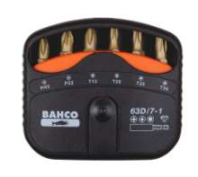 Afbeeldingen van Bahco bits set 7 Delig diamond ph,pz,t