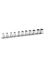 Afbeeldingen van Bahco 1/4'' dopsleutelset 11 delig op rail