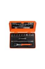 Afbeeldingen van Bahco dopsleutelset 12 delig 1/4''