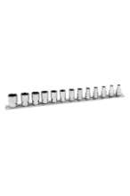 Afbeeldingen van Bahco dopsleutelset 13 delig 1/4'' op rail