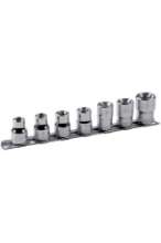 Afbeeldingen van Bahco torx dopsleutelset 3/8'' 7 delig op rail