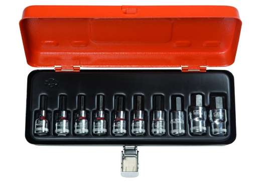 Afbeeldingen van Bahco set inbusdoppen 10 delig 1/2''