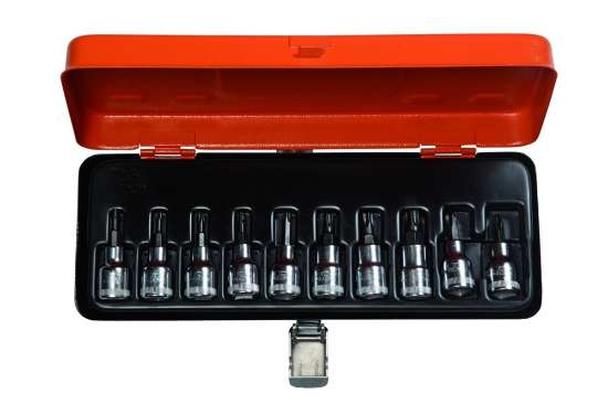 Afbeeldingen van Bahco set 1/2'' doppen torx 10 Delig