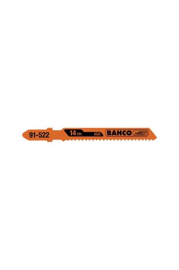 Afbeeldingen van Bahco decoupeerzaagblad met euro-schacht 132mm 24TPI 5 pack