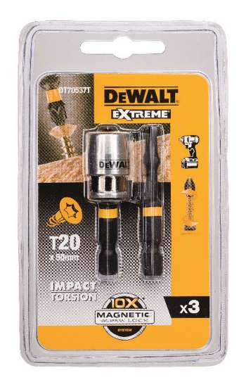 Afbeeldingen van DeWALT Impact torsion 2x Torx 50mm + 1"maglock DT70537T