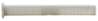 Afbeeldingen van Spit zeef - Ø15x130mm M8/M10 - plastic