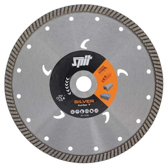 Afbeeldingen van Spit diamantschijf Silver Turbo T - Ø230/22.2mm - vloertegels