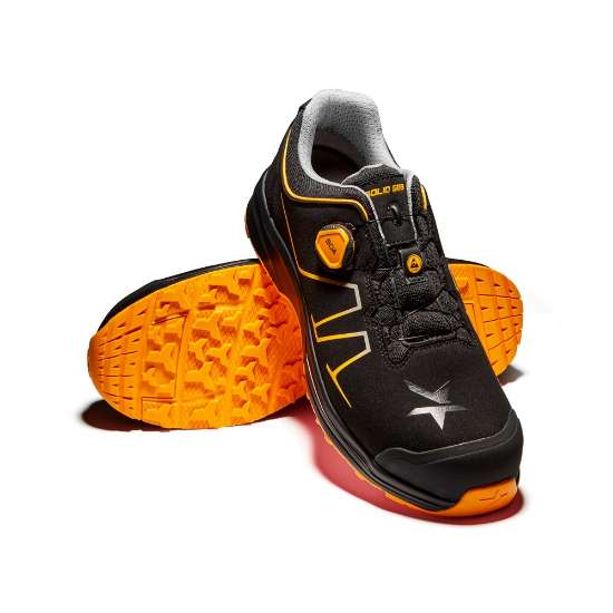 Afbeeldingen van Solid Gear schoen Oasis laag model - maat 39 - zwart/oranje S3