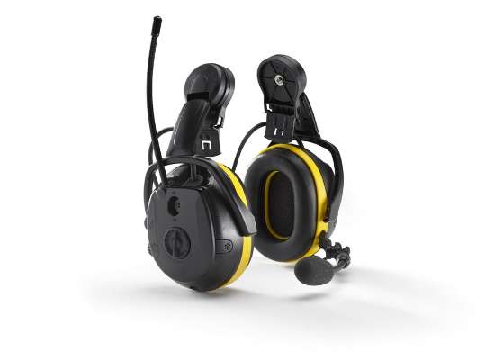 Afbeeldingen van Hellberg Gehoorkap met radio/LD SECURE 2C - SYNERGY BT/AM-FM 