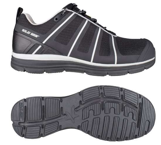 Afbeeldingen van Solid Gear schoen Evolution Black laag model maat 47 - zwart - S1P 