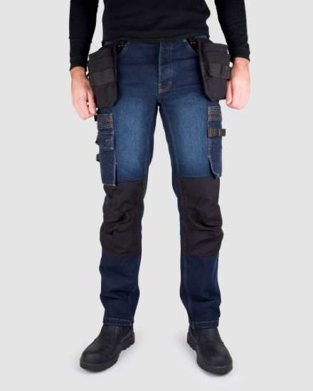 Afbeeldingen van Dunderdon cargo broek P21 Cordura, Maat 32/32, vintage donker marine