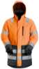 Afbeeldingen van Snickers Allround parka klasse 3 1830-5558, Maat M, high-visibillity oranje/staal, grijs