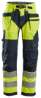 Afbeeldingen van Snickers FlexiWork werkbroek, klasse 2 6932-6695, Maat 256, high-visibillity geel/donker blauw