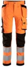 Afbeeldingen van Allround, High-Vis Stretch Werkbroek met holsterzakken KL2