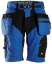 Afbeeldingen van Snickers FlexiWork korte broek 6904-5604, Maat 60, kobalt blauw/zwart