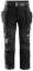 Afbeeldingen van Snickers FlexiWork junior camo broek 7505-0404, Maat 140, zwart