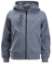 Afbeeldingen van Snickers junior logo zip hoodie 7508-3400, Maat 116, gemeleerd blauwgrijs