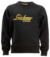 Afbeeldingen van Snickers junior logo sweatshirt 7509-0400, Maat 152, zwart