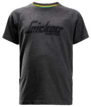 Afbeeldingen van Snickers junior logo t-shirt 7510-3400, Maat 116, gemeleerd blauwgrijs