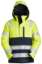 Afbeeldingen van Snickers ProtecWork geïsoleerd jacket, klasse 3, 1163-6695, Maat XL, high-visibillity geel/donker blauw