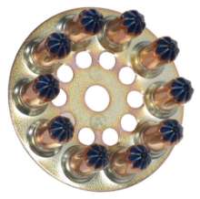 Afbeeldingen van Spit patronen op disk - p230(l)/p250 - blauw  