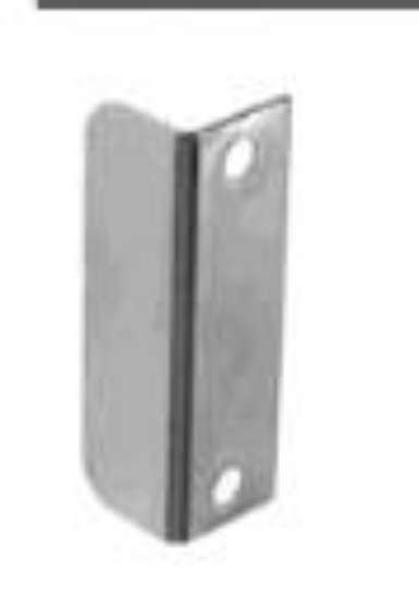Afbeeldingen van Bmb aanslaghoek - 40x17x20mm - verzinkt