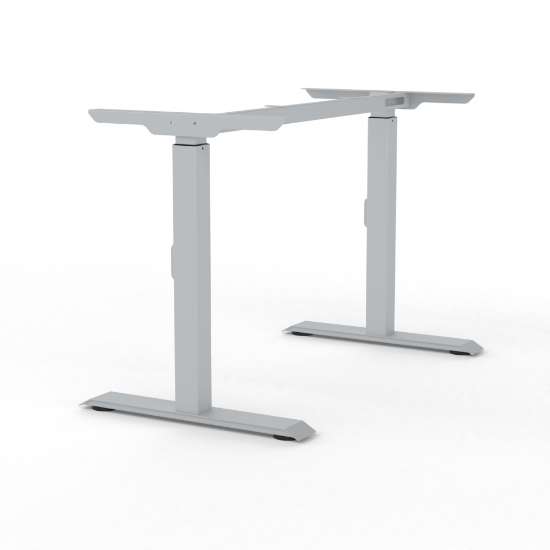 Afbeeldingen van BMB Bureauonderstel M-More - 670-900mm handmatig in hoogte verstelbaar - Ral9006 Wit